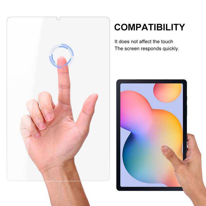 Untuk Samsung Galaxy Tab S8 S7 Plus Ultra S6 A7 Lite A8 S5e T505 T225 X205 Tempered Glass Untuk Samsung Tab A 8.0 8.4 10.1 10.5 P355 T355 Pelindung Layar 9H Tablet Film Pelindung