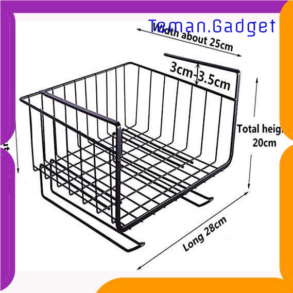 TG - KTK KITLOVE Rak Gantung Cabinet Door Organizer Storage Basket Rack - IFB41