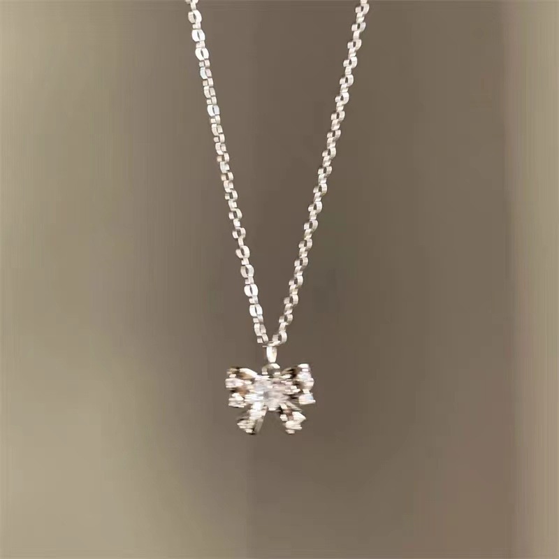 2023baru Berlian Bowlane Kalung Gaun Liar Pribadi Klavikula Rantai