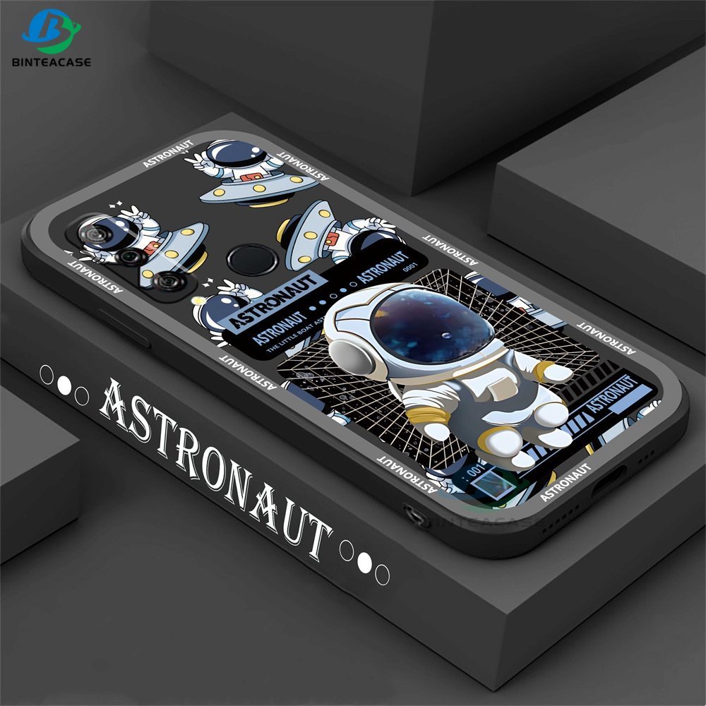 Casing hp Huawei P30 Lite Nova 5T Nova 3i Nova 7i Y6P Y7A Y6 Pro Y7 Pro 2019 Y9S Astronot Pesawat Luar Angkasa Silikon Lembut Case Ponsel Binteacase