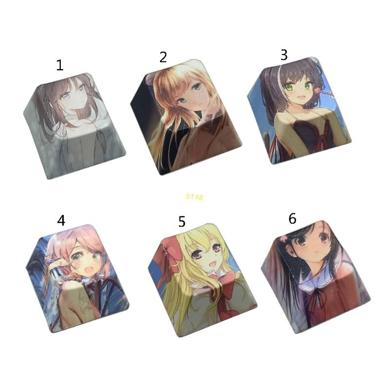 Btsg Anime Avatar Keycap Dye-Subbed PBT Keycap Cherry Profile Untuk Keyboard Mekanik