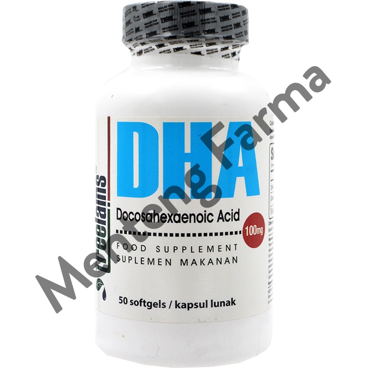 Treelains DHA 100 mg 50 Kapsul - Vitamin Fungsi Otak