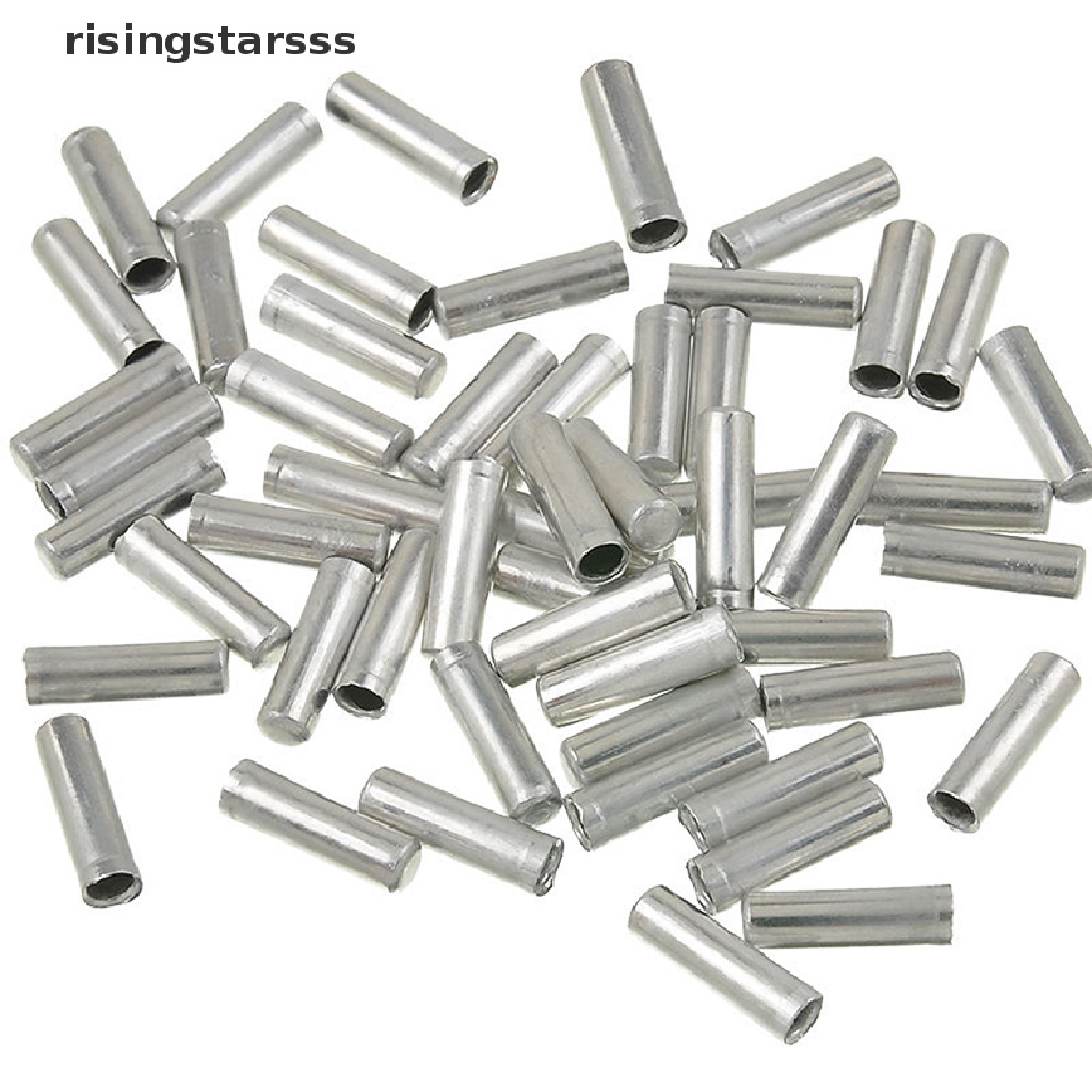 Rsid Span-new 100pcs Sepeda Shifter Rem Gear Kabel Dalam Tips Berakhir Caps Crimp Ferrule Jelly