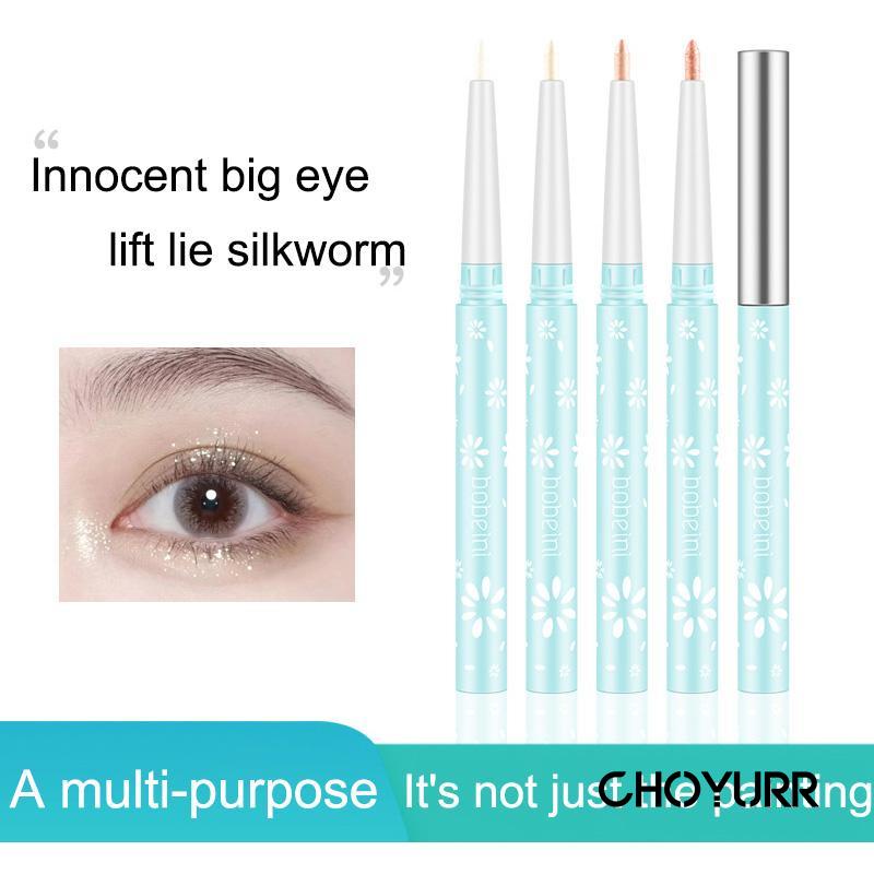 【COD】Eye Shadow / Lying Silkworm Kombinasi Sparkling Shimmer Soft Powder Tahan Air Lying Silkworm Pen Highlight -CH