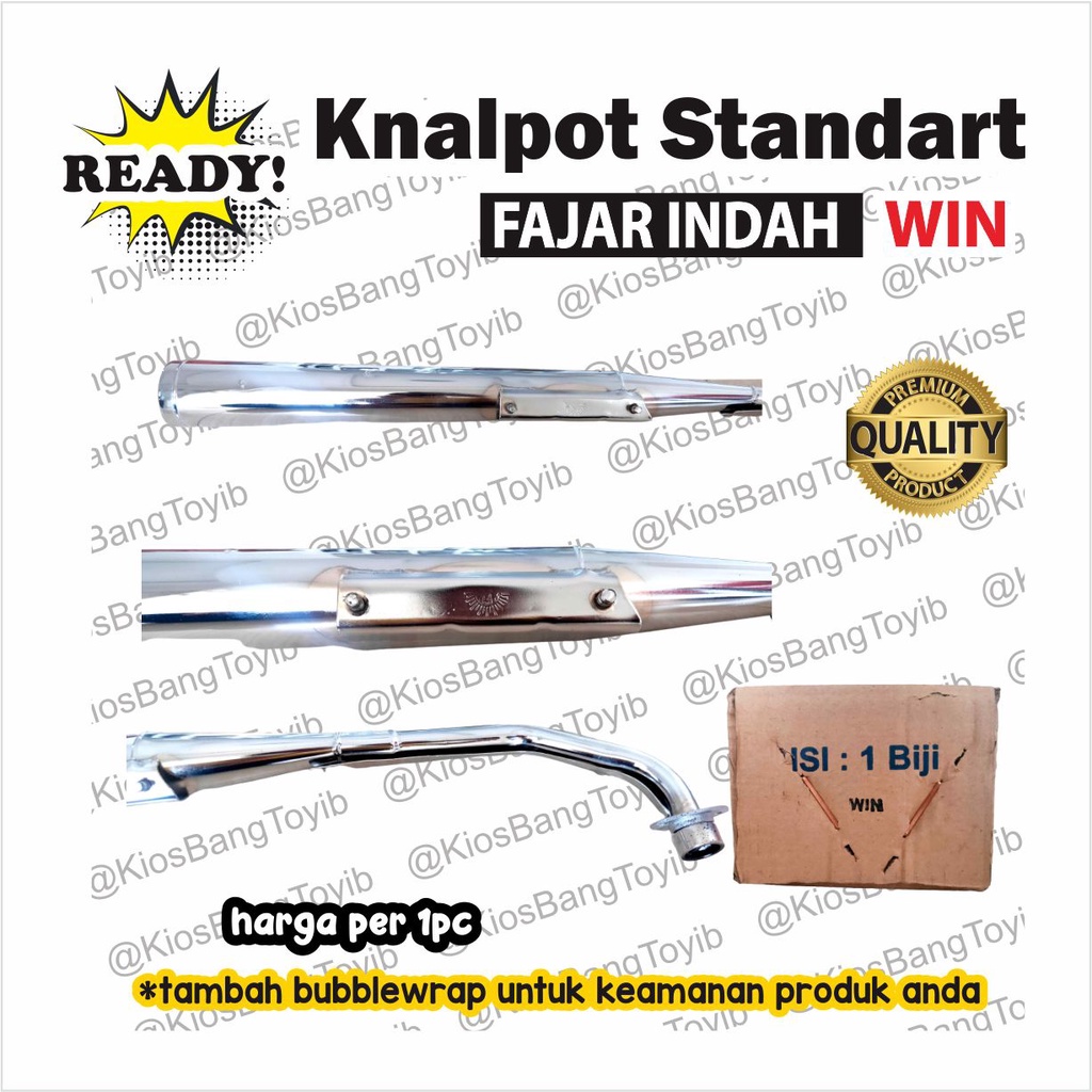 Knalpot Standar Standart Honda WIN (Fajar Indah)