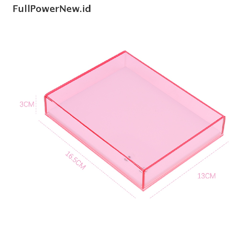 Power Acrylic Eyelash Extension Kotak Penyimpanan Makeup Organizer Palet Bulu Mata Box ID