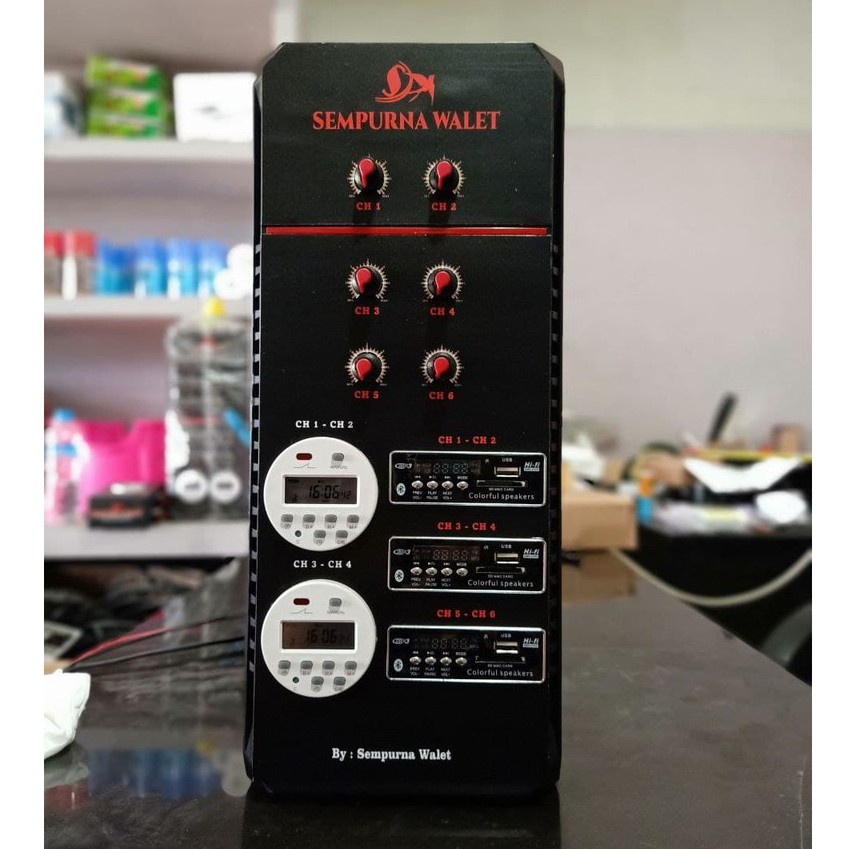 Mesin Walet / CPU Walet / Ampli Walet / 6CH / 2 timer versi upgrade tebaru