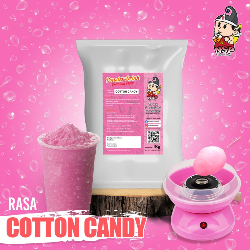 

Bubuk Minuman COTTON CANDY Powder 250 gram - POWDER DRINK