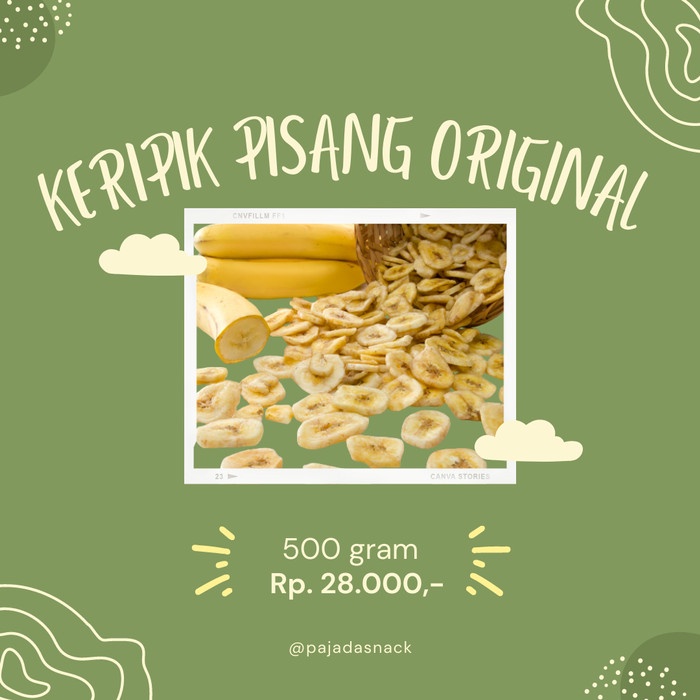 

Terlaris ✨ -Kripik Pisang Asin Gurih 1kg / Kripik Pisang original enak - AsinGurih 500gr- 2.2.23