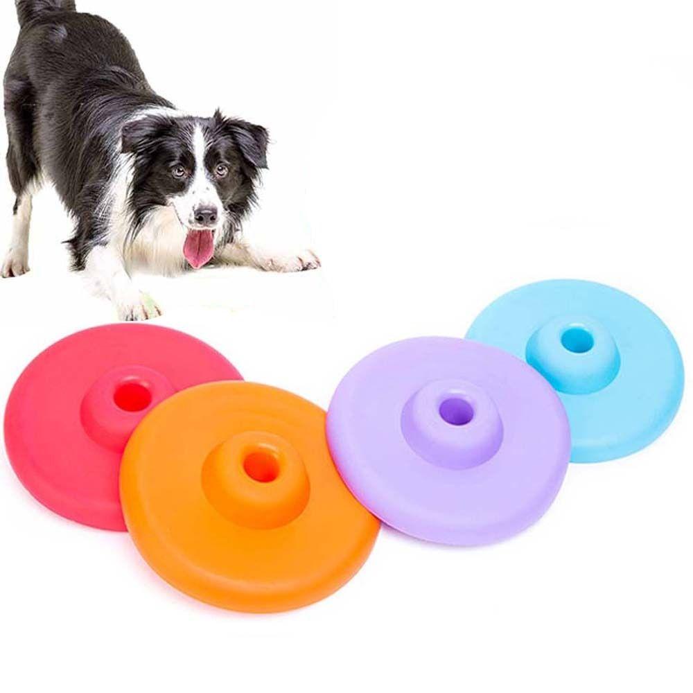 [Elegan] Pet Flying Disc PP Game Play Training Fetch Untuk Anjing Kecil Besar Interaktif Mengunyah Pelatihan Mainan Perlengkapan Hewan Peliharaan