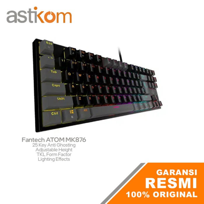 Fantech ATOM MK876 TKL RGB Gaming Keyboard Mechanical