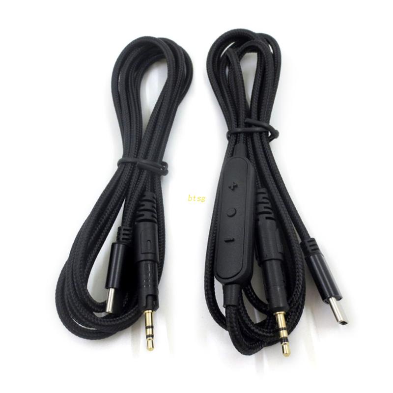 Kabel Adaptor Jack BT Type C Male to 2.5mm Male Untuk Headphone Stereo ATH-M40X M50X M60X M70 Sangat Kompatibel