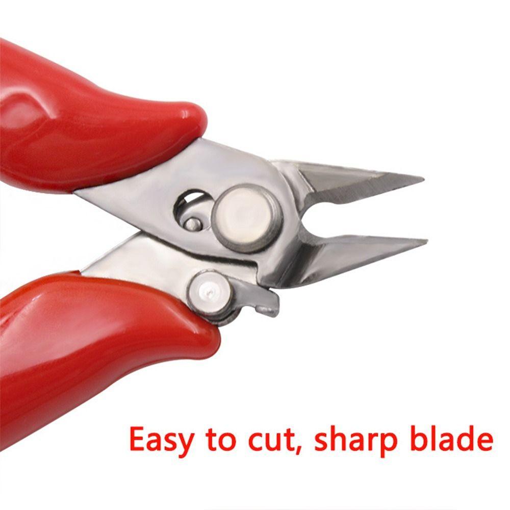 Populer 2Pcs Pemotong Kabel Kawat Listrik Cutting Side Snips Stainless Steel Hand Tools Diagonal Tang