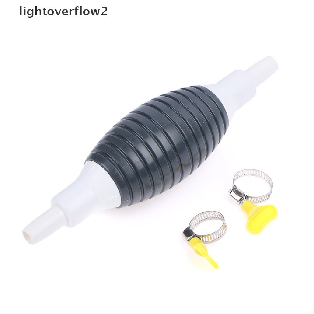 [lightoverflow2] Universal Untuk Pompa Bahan Bakar Motor Mobil Pendorong Tangan Pipa Hisap Cairan Transf [ID]