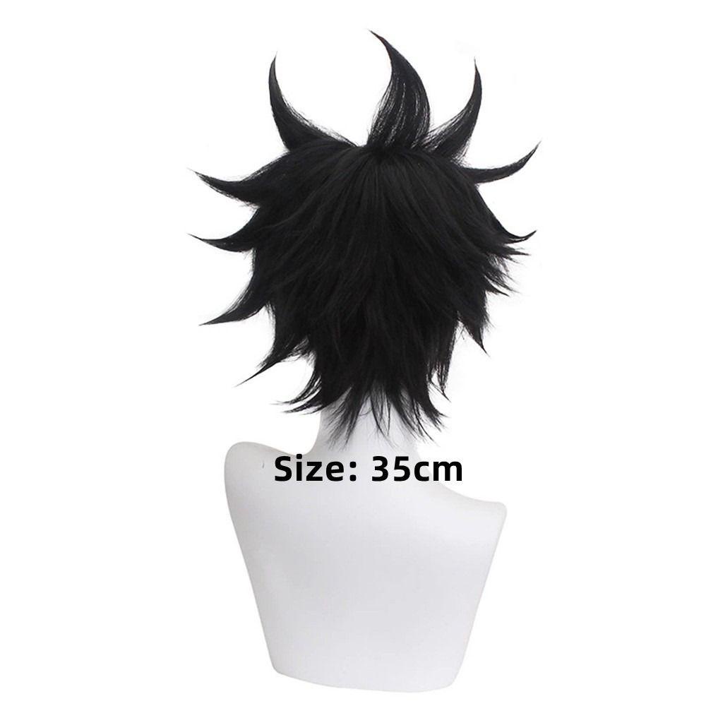 Lily Rambut Wig Mantra Hitam Return To War Terbalik Rambut Pendek Wig Anime