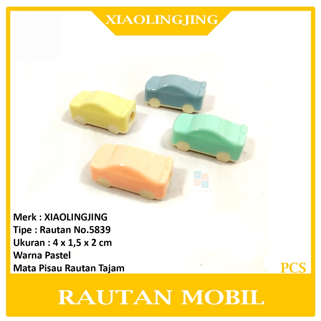 

XIAOLINGJING - Rautan Pensil Bentuk Mobil Warna Pastel - Pcs