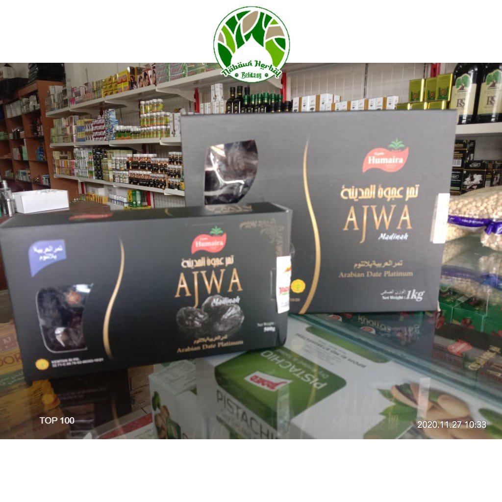 

Kurma Ajwa Humaira 500gr Kurma Nabi Kurma Ajwa Madinah Kurma Humaira 100% Original Kualitas Premium