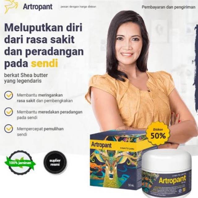 Krim Artropant Asli Cream Herbal Nyeri Otot Tulang Sendi Ampuh Bpom