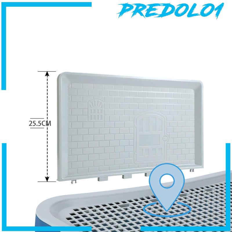 [Predolo1] Portable Pet Training Toilet Tray Puppy Potty Tray Urinal Lattice Bedpan