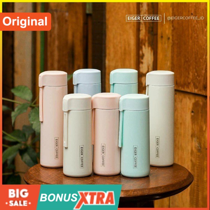 Botol Eiger Lifestyle Tumbler Termos Thermos ORIGINAL - peach, L