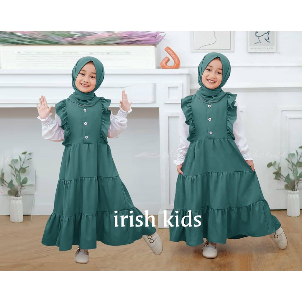 Busana Muslim Anak Lebaran Model Terbaru 2023 Gamis Anak Remaja Tanggung Usia 4 5 6 7 8 Tahun Warna 