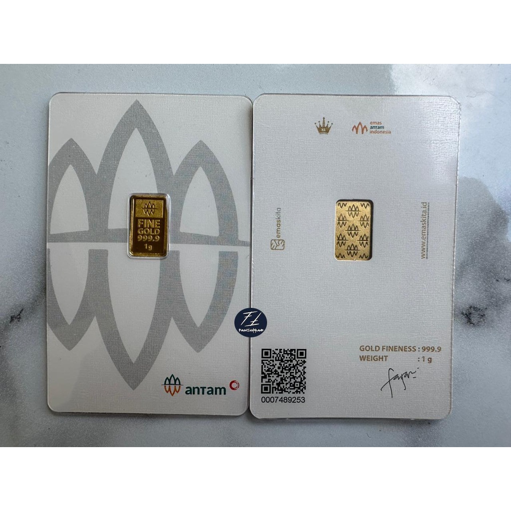 [Asuransi FxD] Logam Mulia LM ANTAM Emas Kita X Hartadinata 1 gram 1gram Certieye Certicard ORIGINAL