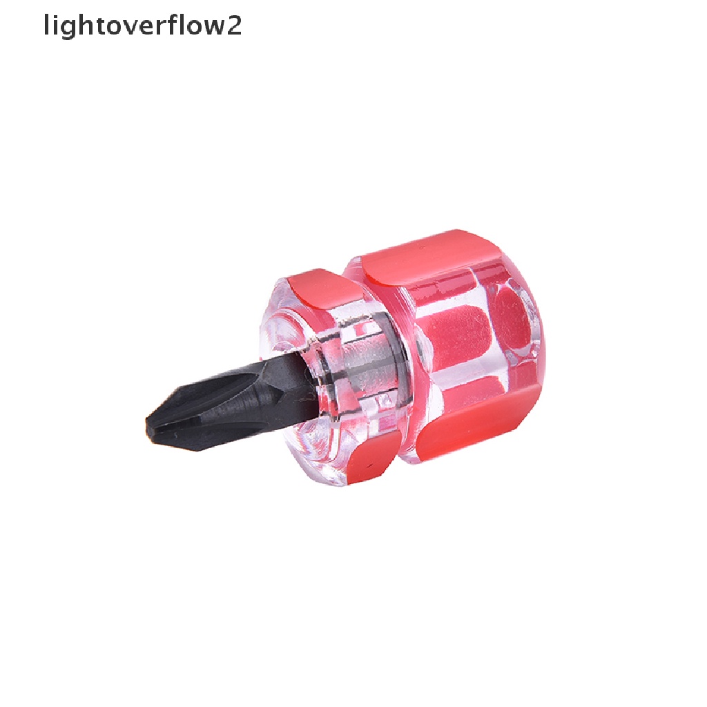 [lightoverflow2] 2pcs Obeng Mini Screw Driver Pendek Kecil Split Repair Tools Kit Set, [ID]