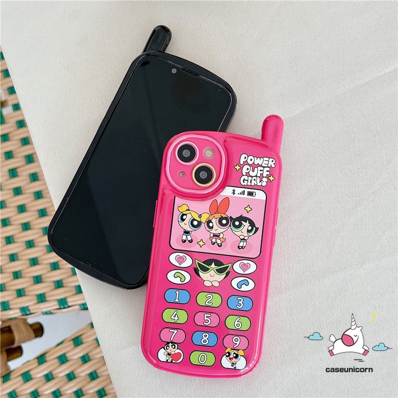 IPHONE Case Kreatif Kompatibel Untuk Iphone11Xr7 8 Plus13 14 12 11 Pro MAX X XS MAX SE 2020 Kartun Gadis Barbie Retro Kepribadian Bentuk Ponsel Seluler Soft Cover