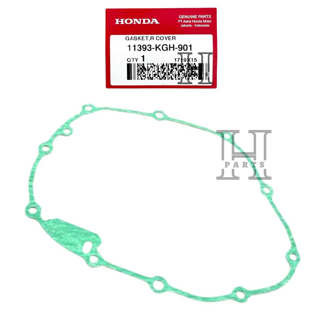 PAKING GASKET BAK BLOK KOPLING KANAN R COVER CB CS1 CBR 150 2012 2013 2014 2015 2016 11393-KGH-901 ASLI ORIGINAL AHM HGP HONDA