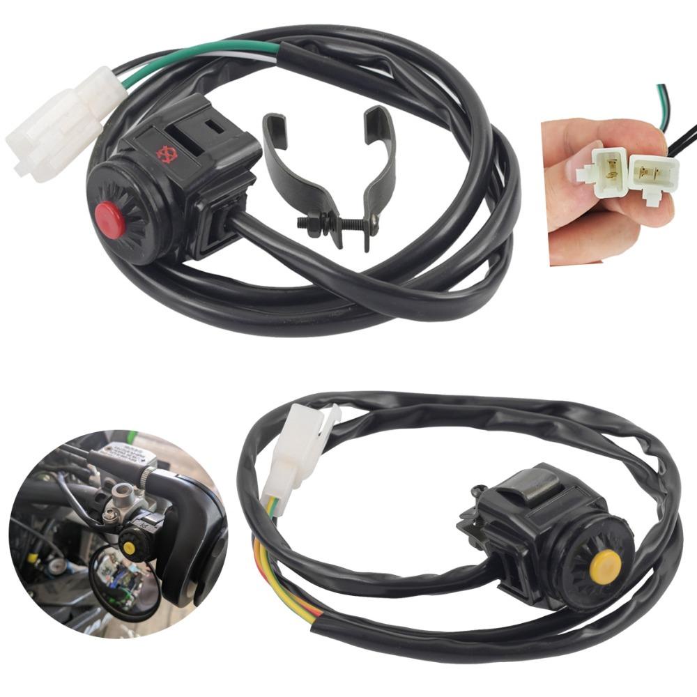 POPULAR 2pcs Saklar Stang Motor Aksesoris Berguna Tombol Kontrol Lampu Universal Moto Light Controller