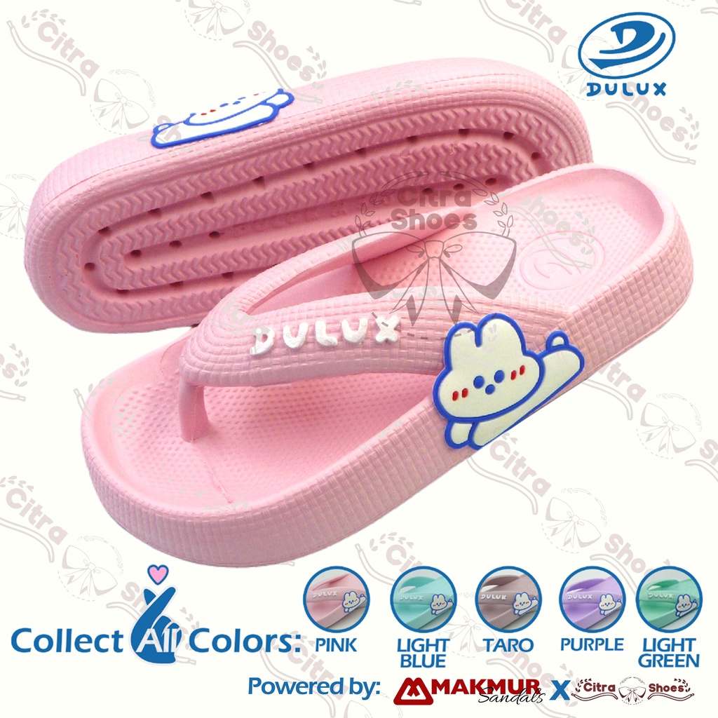 Citra Shoes Sandal Japit Anak Uk 30 - 35 / Sandal Anak Motif Kelinci / Sandal Anak Lucu Nyaman / San