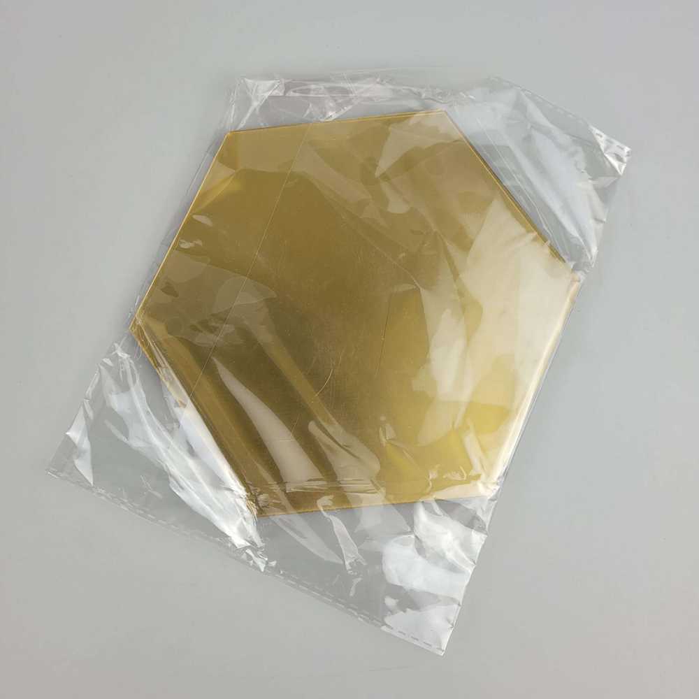 (BISA COD) FTIHSHP Stiker Dekorasi Dinding Hexagon Mirror Acrylic 7 PCS