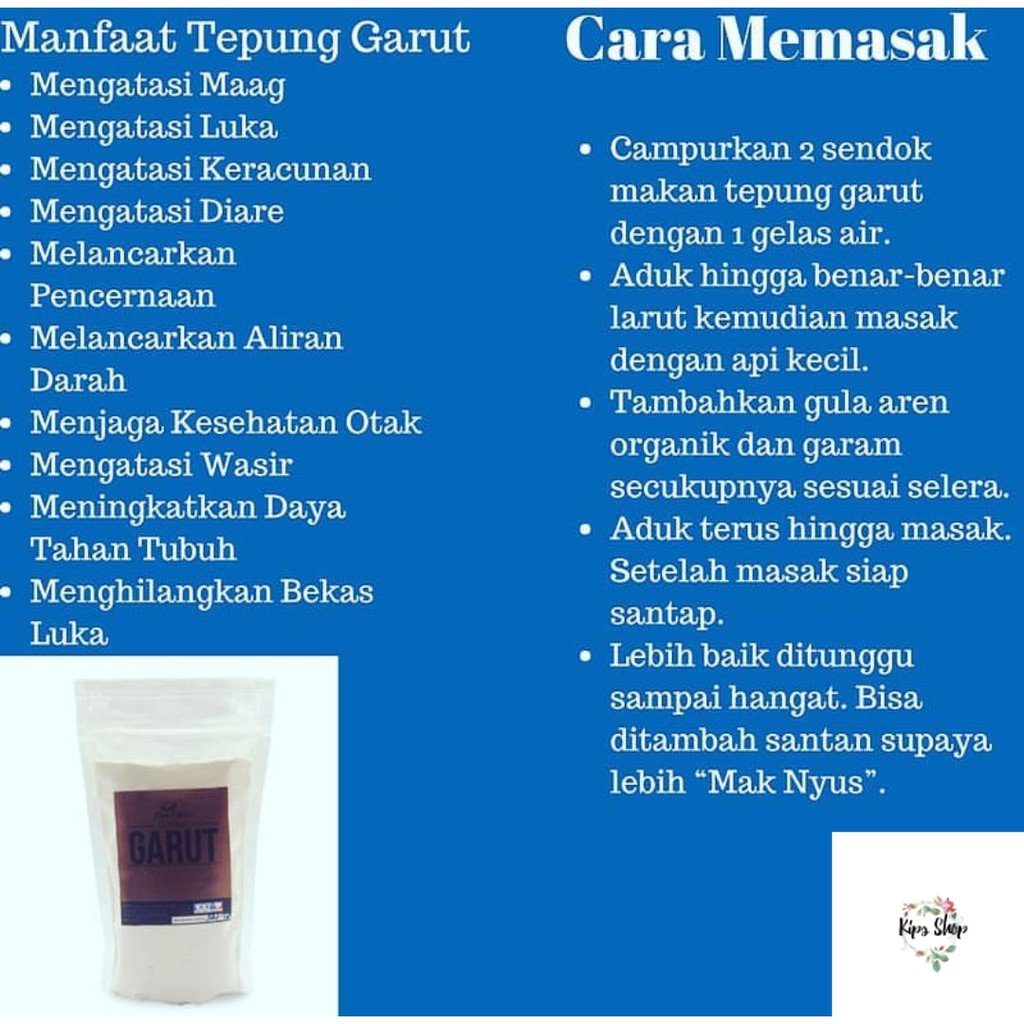 

TEPUNG GARUT