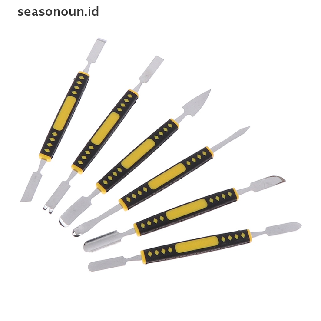 Seasonoun 6pcs Prying Opening Repair Tool kit Untuk Handphone Notebook Hand Tools Set.