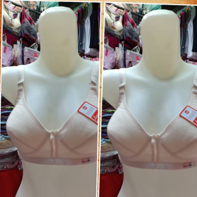 Lauren Sport BRA BH Kutang Wanita Tanpa Kawat  Tanpa Busa Cewek Dewasa.