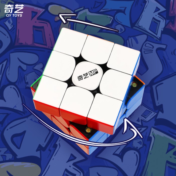Puzzle Kubus Teka Teki 3x3 Magnetik Qiyi MP Magnetic SpeedPuzzle Kubus Teka Teki 3x3