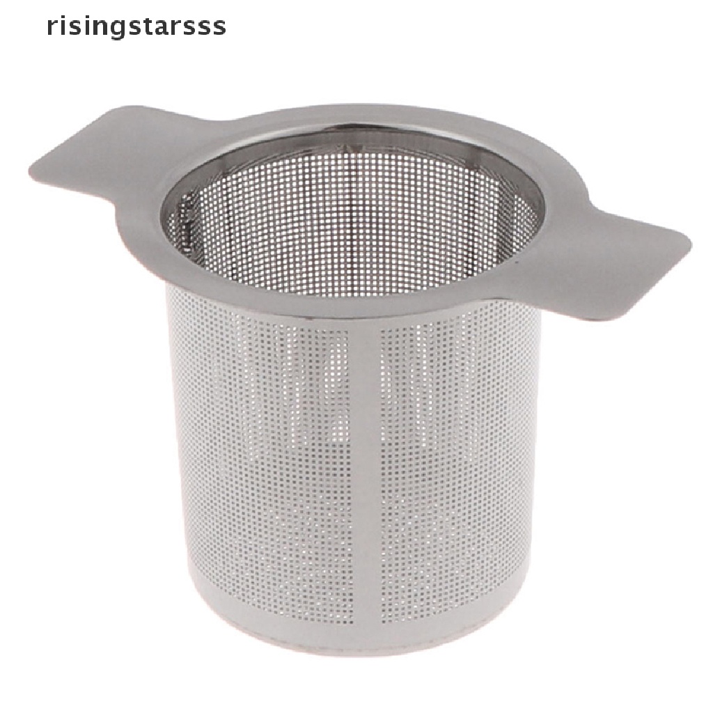 Rsid Span-new Stainless Steel Mesh Tea Infuser Metal Cup Strainer Saringan Daun Longgar Tanpa Tutup  Sepatu Jelly