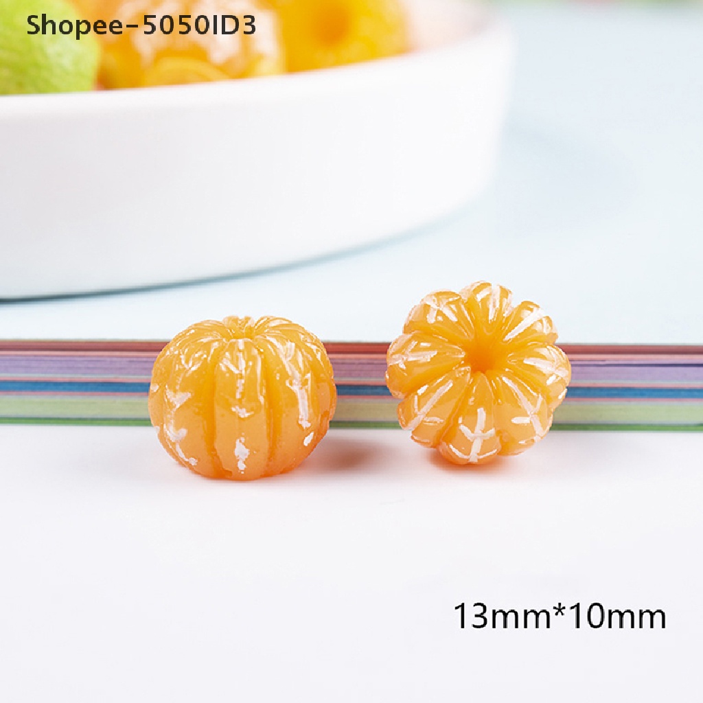 [HOT] 10pcs Mini 3D Buah Resin Scrapbooking DIY Perhiasan Craft Dekorasi [ID]