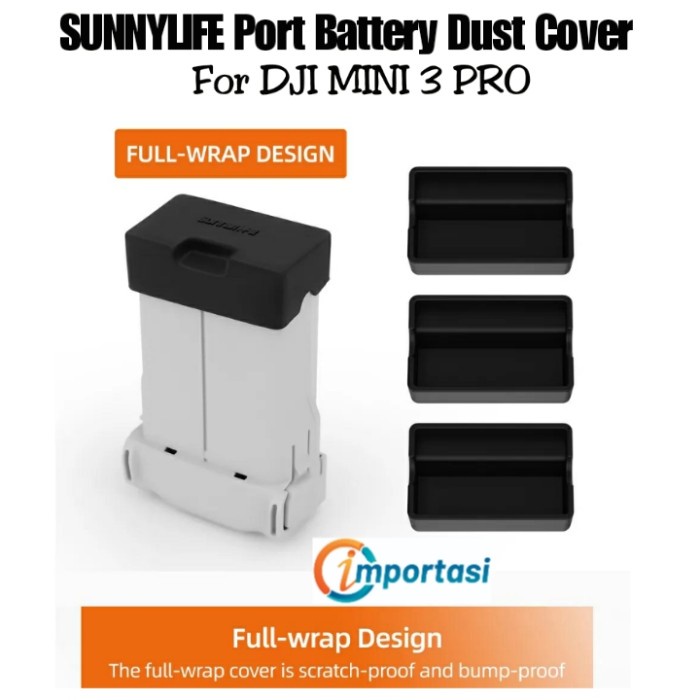 SUNNYLIFE Port Battery Dust Cover DJI MINI 3 PRO Charging Connector