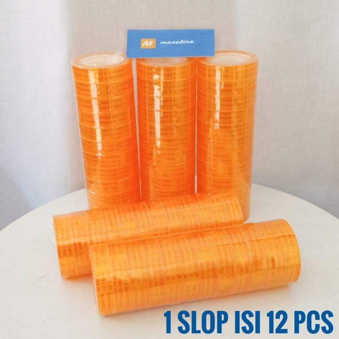 

Isolasi Bening 12mm x 25yard / Selotip Kecil