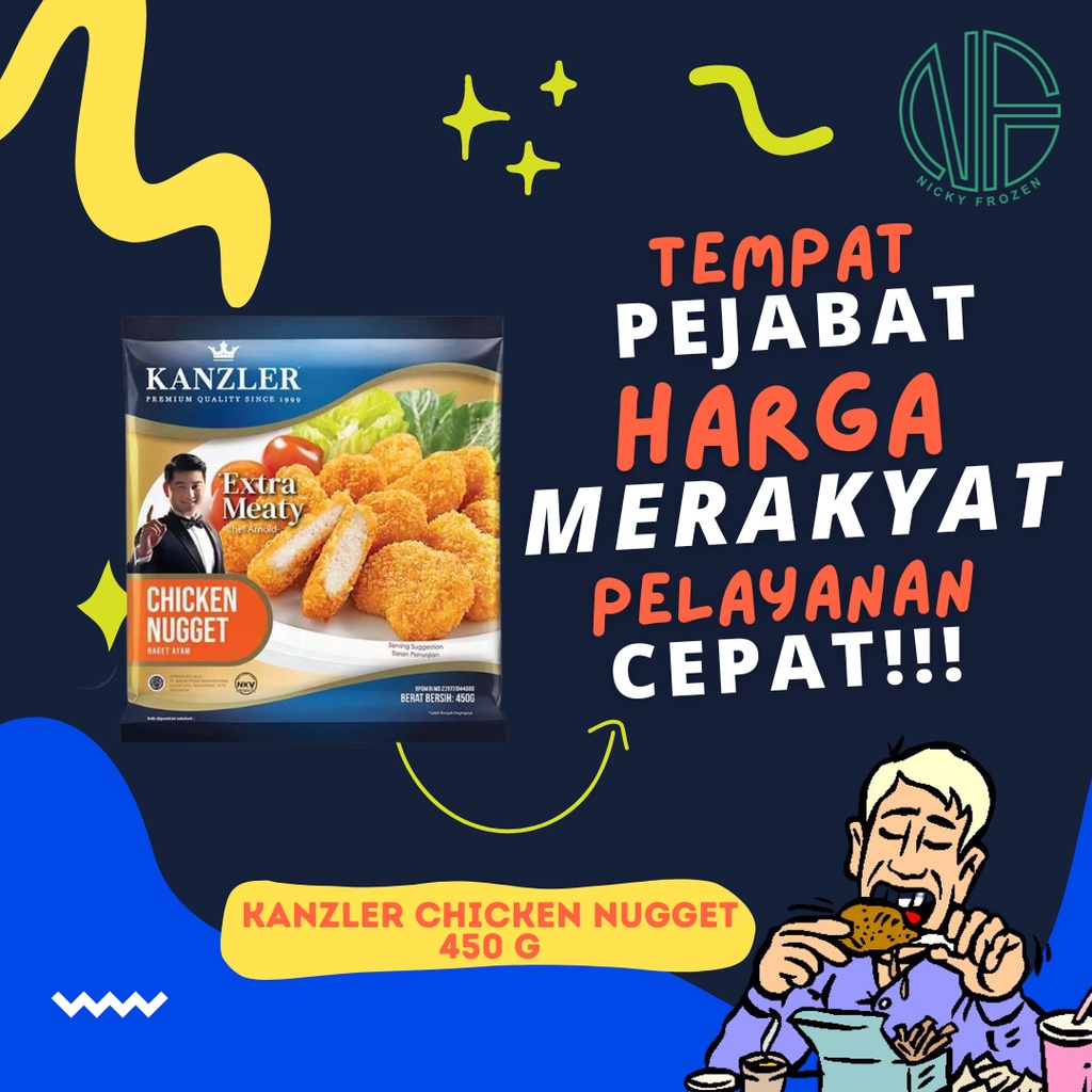 

KANZLER CHICKEN NUGGET 450 GR
