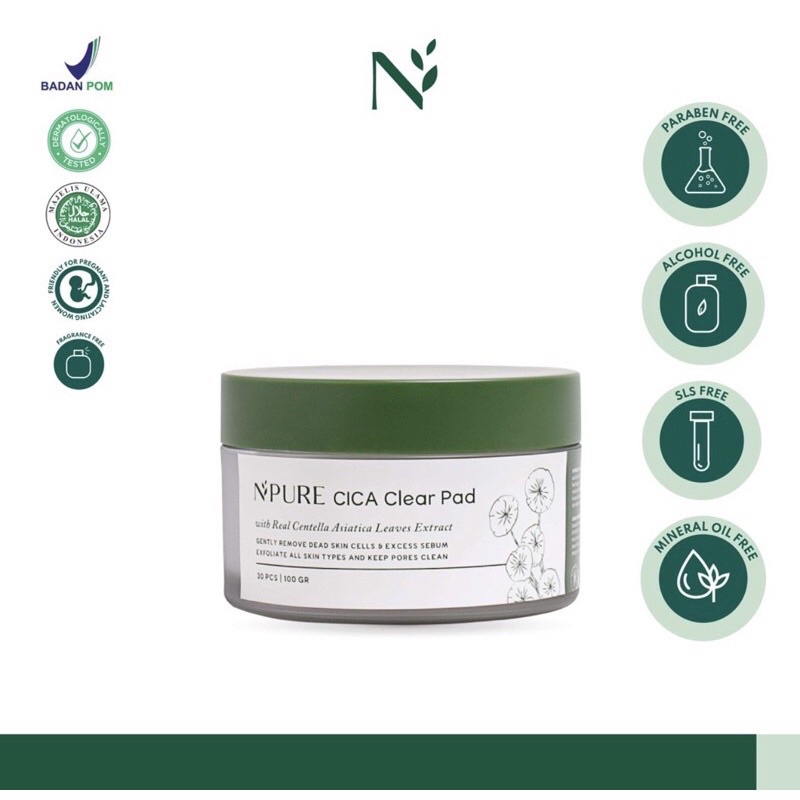 ❤ MEMEY ❤ N'PURE Cica Centella Aciatica Day Cream | Night | Clay mask | Dark spot | Acne spot | Clear Pad NPURE