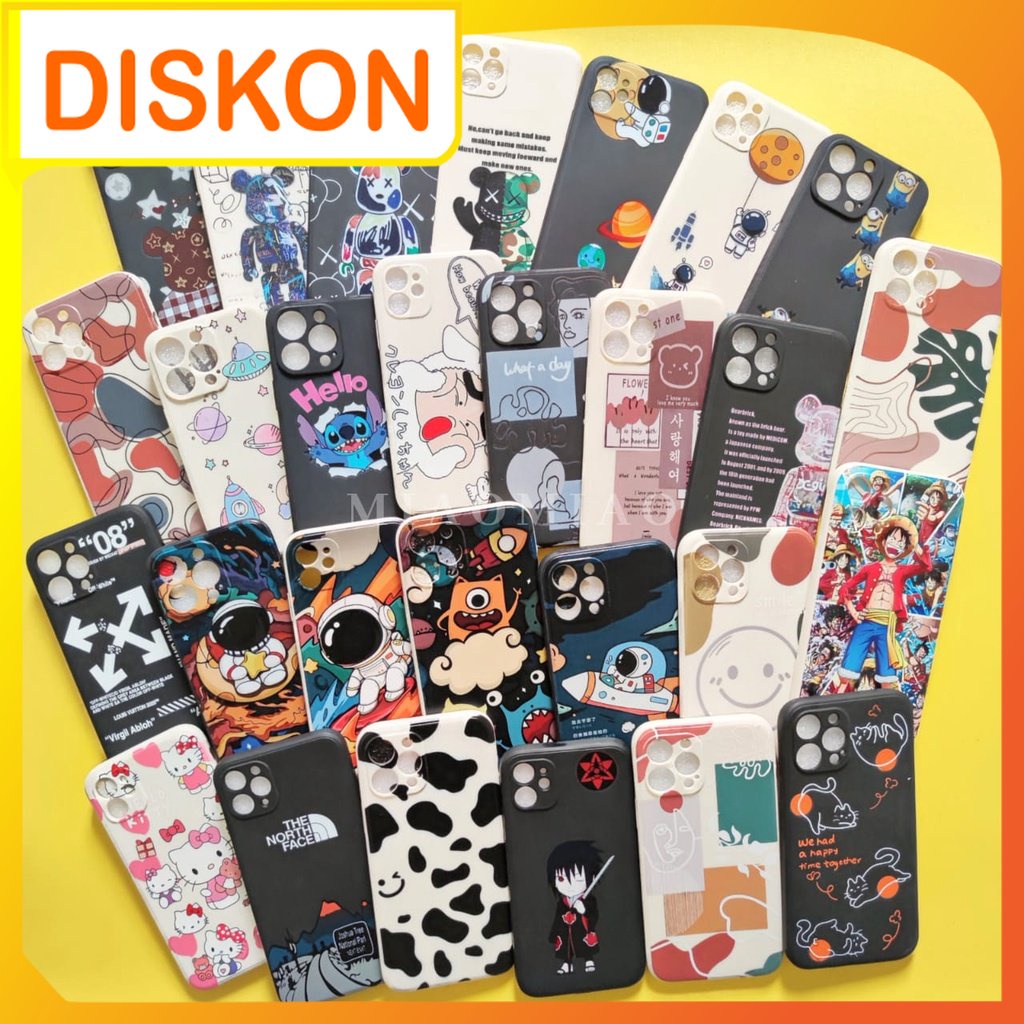 Softcase Casing Case Motif Abstract For HP XIAOMI INFINIX 8 8A 9 9A 9C 9T 11 10A 10C NOTE 8 PRO 9 PR