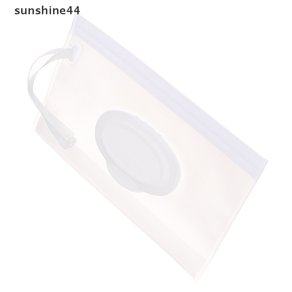 Sunshine Light Weight Portable Cartoon Baby Kids Wet Wipes Clutch Carrying Bag Wet Paper Tissue Container Dispenser Snap-strap Pouch ID