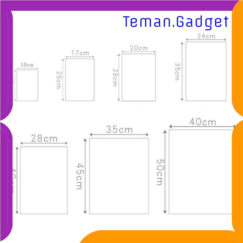 TG - TRV LINDA Kantong Plastik PVC Pouch Zipper Organizer Travel - LIN3S