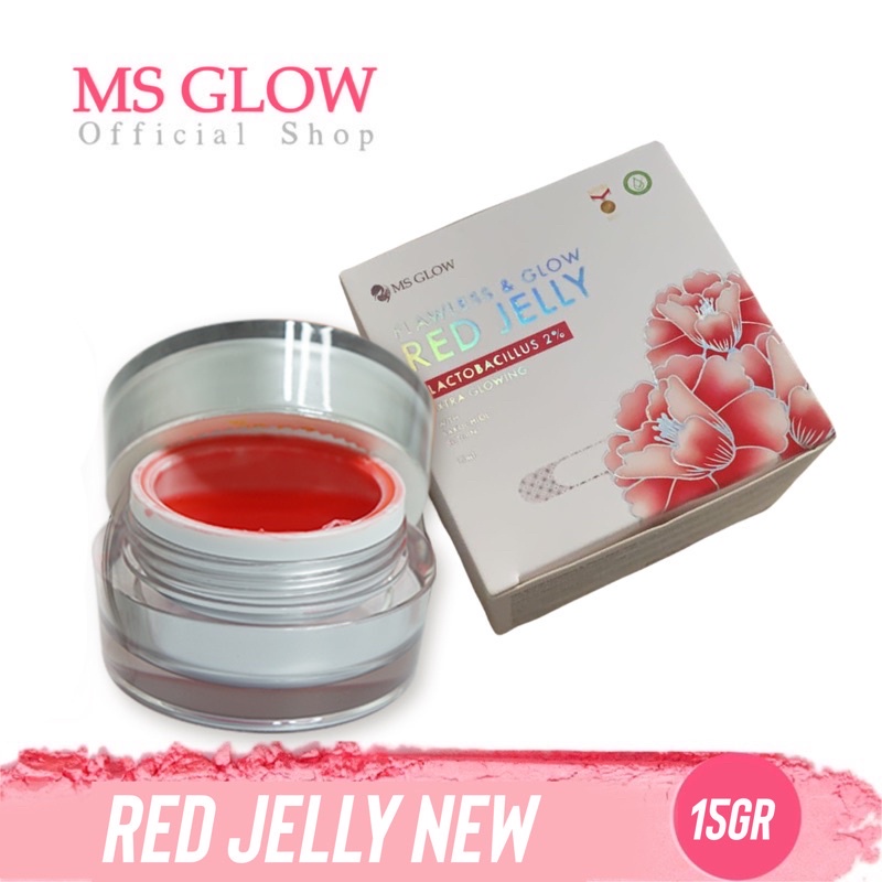 MS GLOW Flawless Glow Red Jelly Extra Glowing Original New Packaging