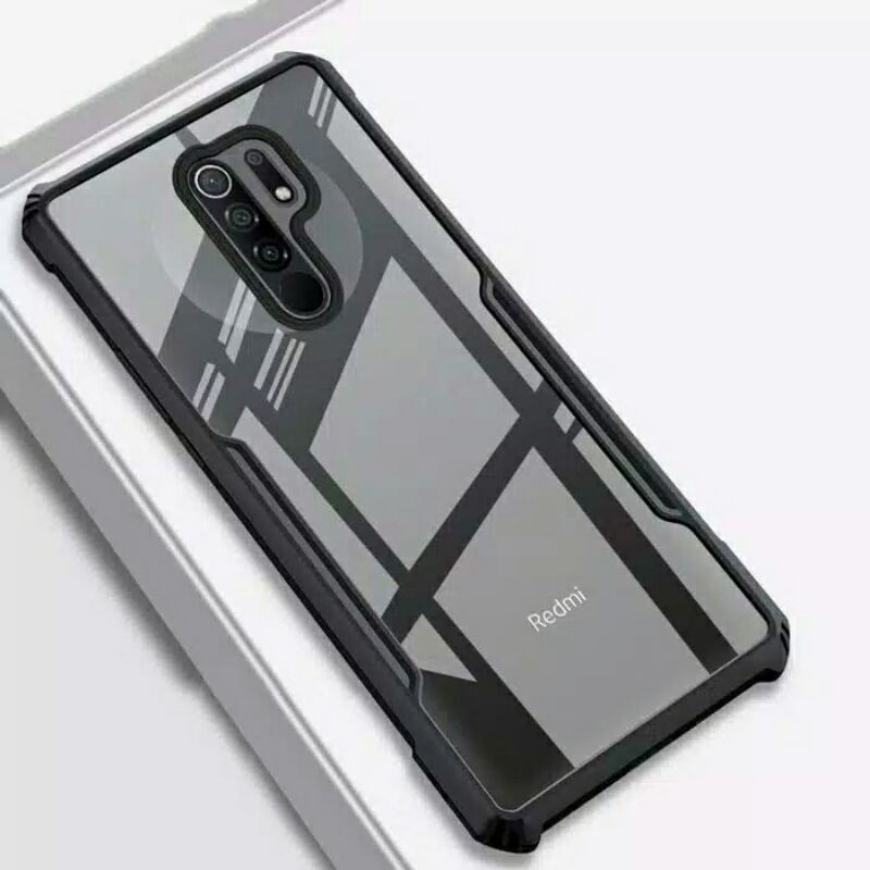 CASING S/P Case Redmi 9 Shockproof Armor Transparan - Hardcase Xiaomi Redmi 9 redmi9 - S/P case
