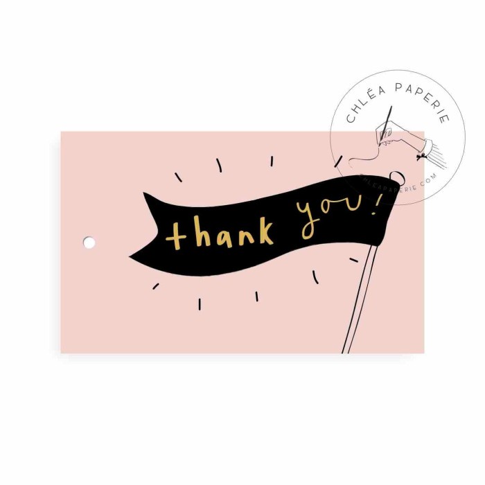 

⭐BISA COD⭐ Gift Tag / Thank You Flag