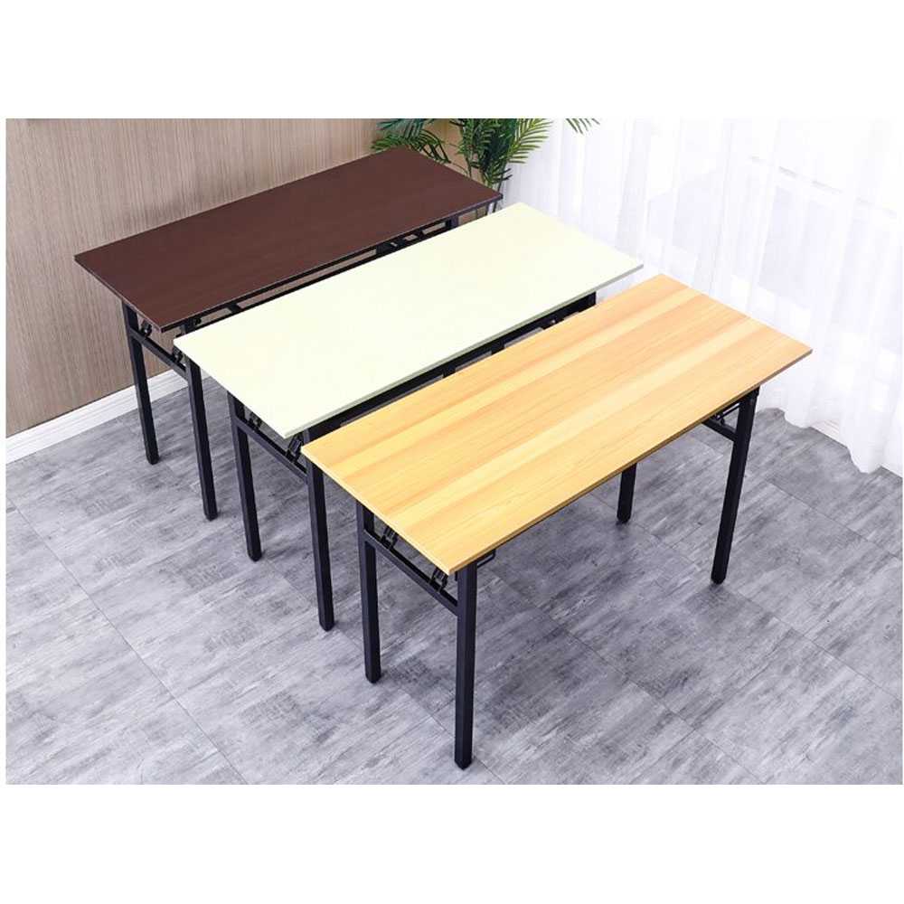 (BISA COD) FTIHSHP  Meja Kayu Lipat Foldable Desk 120x60CM - DN04/DN03