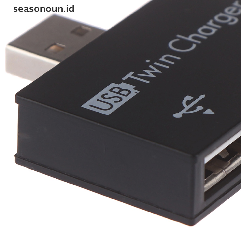 Seasonoun Eksternal 2port USB Splitter USB HUB Micro USB Power port Adaptor Multi port  .